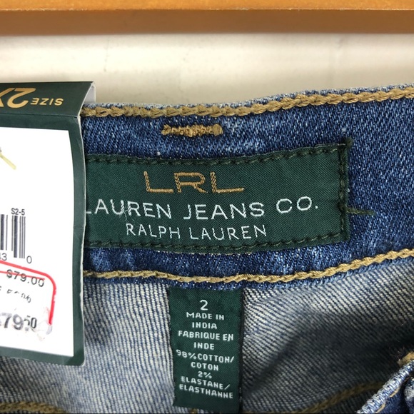 NWT Ralph Lauren Classic Straight Jeans Sz 2 - Picture 7 of 16